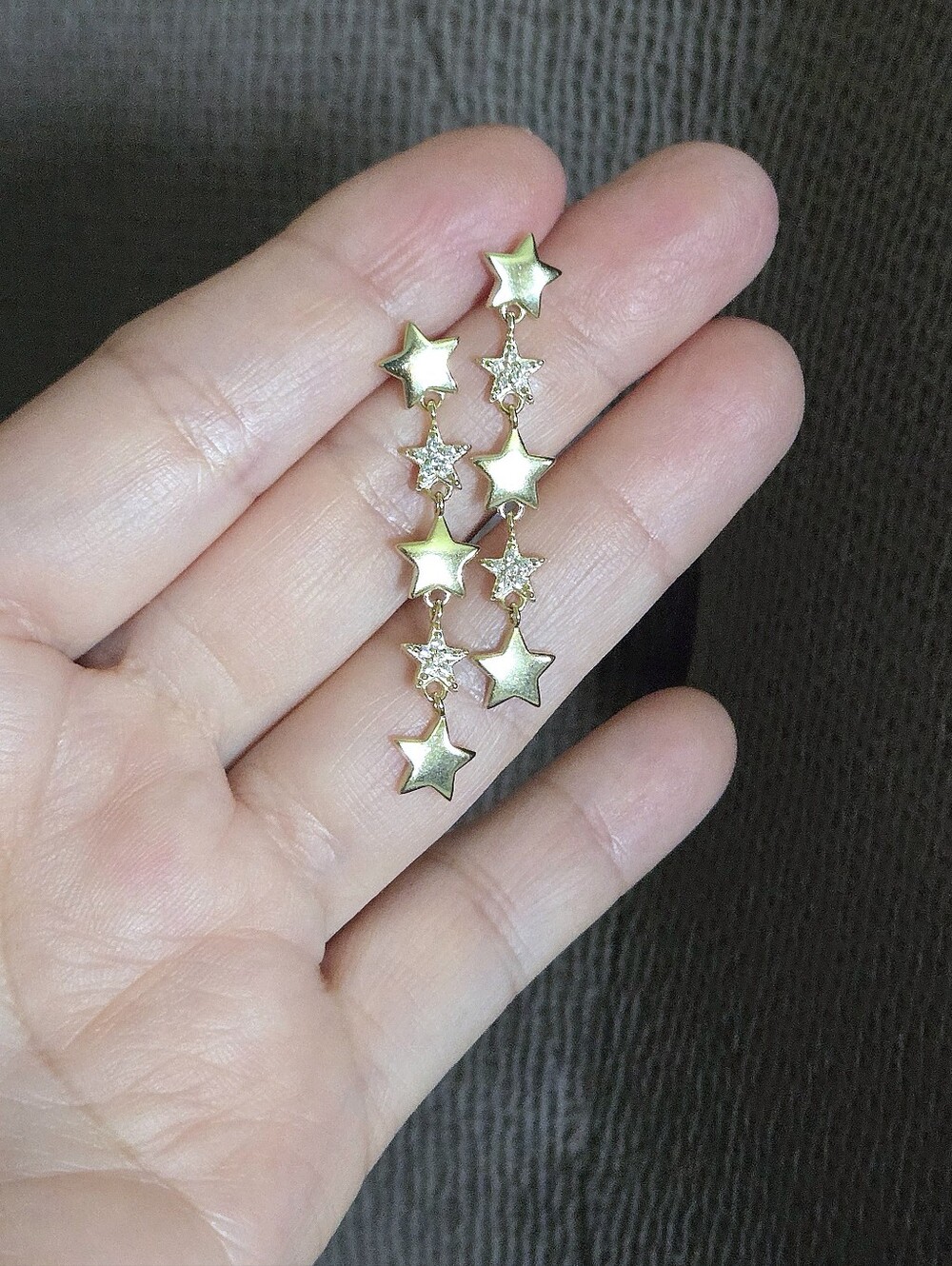 Argento Vivo Cascading⛲ Stars⭐ Earrings - Picture 7 of 15